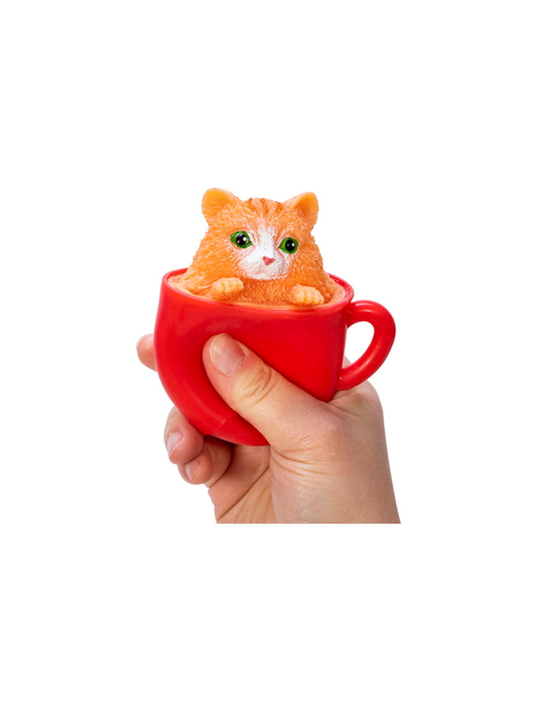 Schylling Squeeze and Reveal Pop A Chino Kitties (One Random Pick on Cup Color)