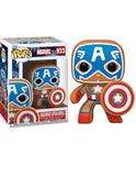 Gingerbread Captain America  Funko Pop! Marvel 933 - SmarToys.co