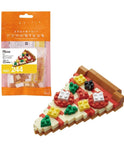 Nanoblock Pizza Building Set, Red and Coffee and Donut Building Kit Set 2 Packs