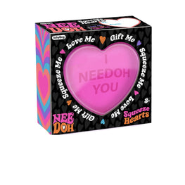 NeeDoh Squeeze Hearts Stress One per Orden Random Color Ages 3+ - SmarToys.co