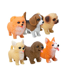 Squeeze Pocket Pups Series 1 Set of 3 Adorable Squeezable Little Pups - SmarToys.co