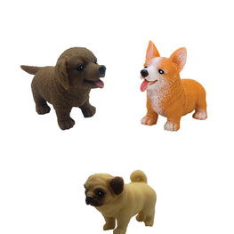 Squeeze Pocket Pups Series 1 Set of 3 Adorable Squeezable Little Pups - SmarToys.co