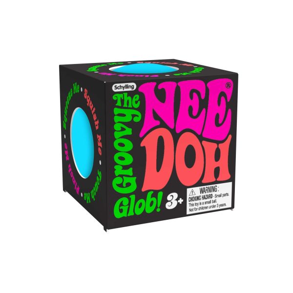NeeDoh Mini Teenie Singles Ripples Glow in the Dark Swirl Groovy Glob - Image 8