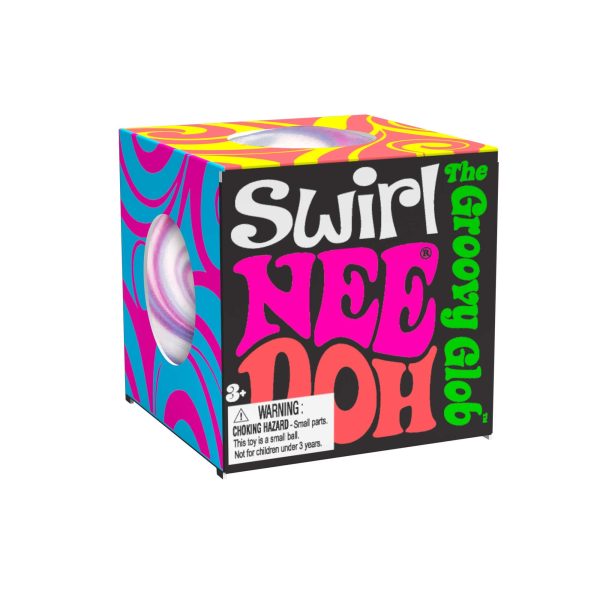 NeeDoh Mini Teenie Singles Ripples Glow in the Dark Swirl Groovy Glob - Image 6