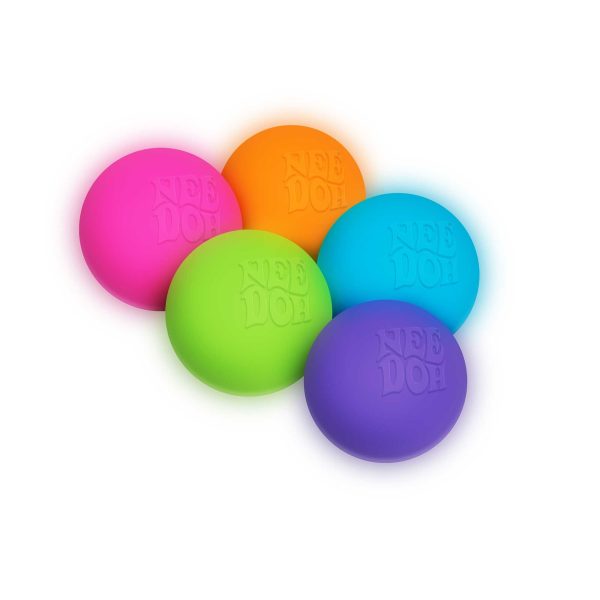 NeeDoh Mini Teenie Singles Ripples Glow in the Dark Swirl Groovy Glob - Image 3
