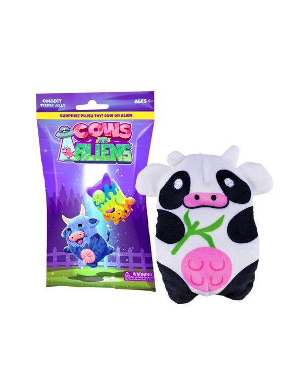 Cows Vs Aliens Children Surprise Plush Toy Cow or Alien Bean-Filled Blind
