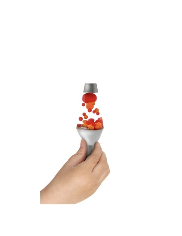 LAVA SQUISH-N-FLOW Fidget Squeeze Dollhouse Miniature Glow Lamp Desk Toy - Image 2