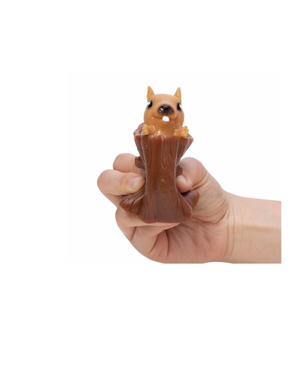 Schylling Nutty Squirrel Popper Toy Squeeze Sensory Toy - Image 6