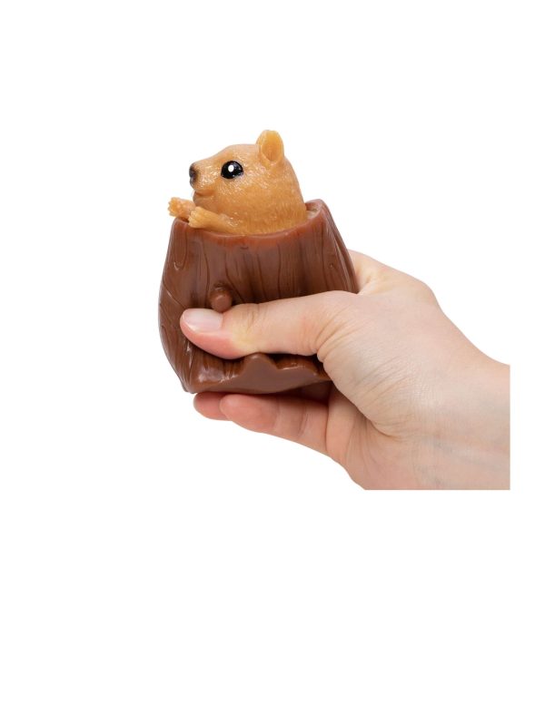 Schylling Nutty Squirrel Popper Toy Squeeze Sensory Toy - Image 4