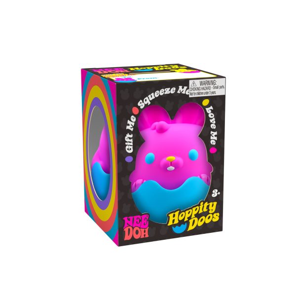 NeeDoh Bunny Squeeze Hoppity Doos Stress Ball Gift Me Love Me Squish Me
