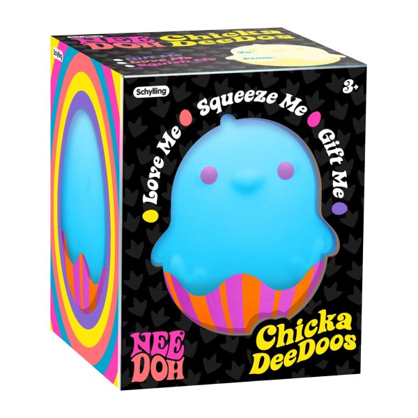 Nee Doh Squeezter Easter Eggs –Squish Chicka DeeDoos Stress Ball Toy for Kids