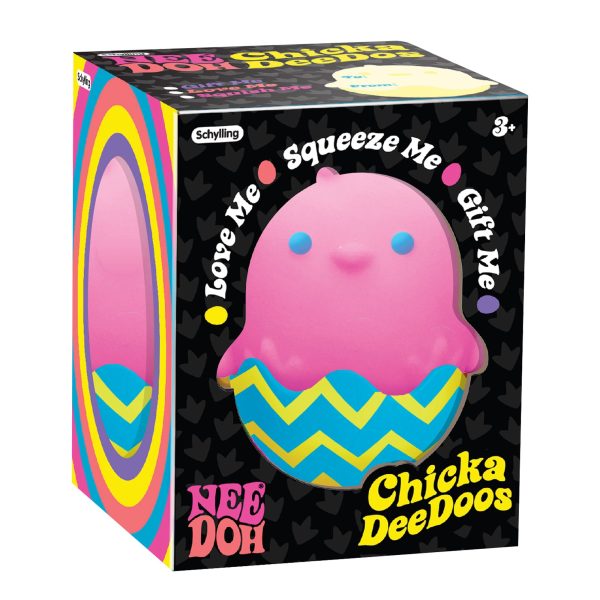 Nee Doh Squeezter Easter Eggs –Squish Chicka DeeDoos Stress Ball Toy for Kids - Image 3
