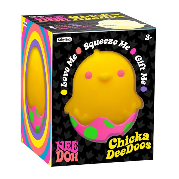 Nee Doh Squeezter Easter Eggs –Squish Chicka DeeDoos Stress Ball Toy for Kids - Image 2
