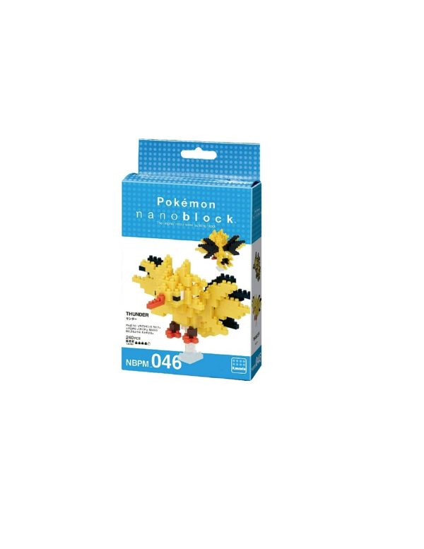 Nanoblock Pokémon Mini Block Zapdos NBPM_046