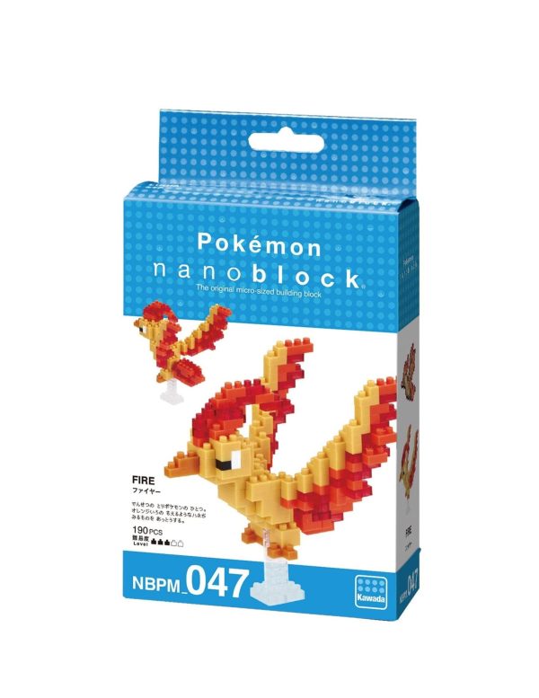 Nanoblock Pokémon Mini Blocks Moltres Ref: NBPM_047