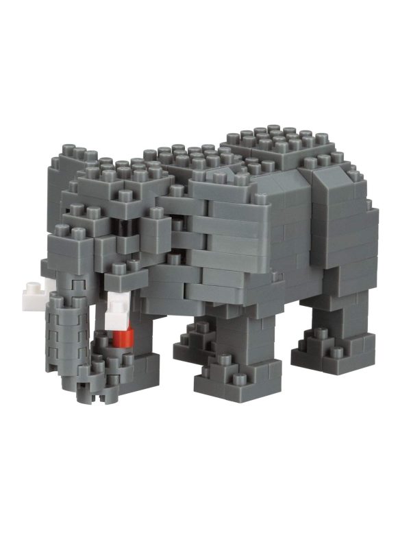 Nanoblock - Animals - African Elephant, Collection Series Building Kit - Image 2