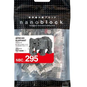 Nanoblock - Animals - African Elephant, Collection Series Building Kit
