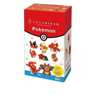 Nanoblock Pokémon Type Fire Set 1 (Blind Box Complete Set), Mininano Series Building Kit