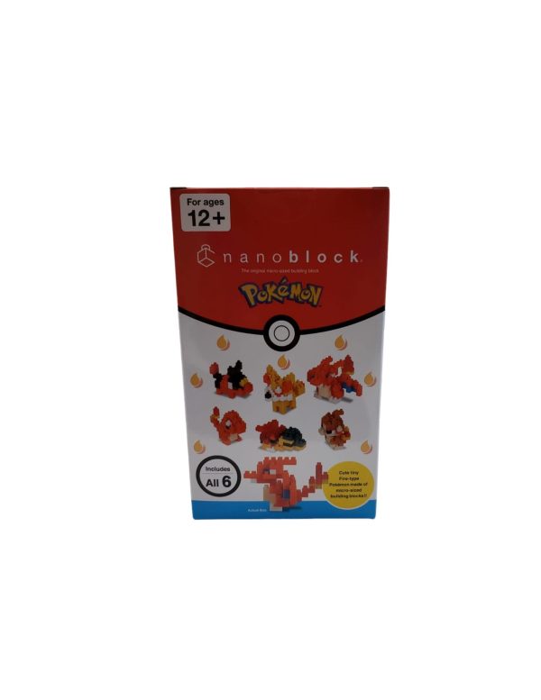 Nanoblock Pokémon Type Fire Set 1 (Blind Box Complete Set), Mininano Series Building Kit - Image 4