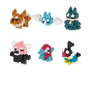 Nanoblock - Pokemon Mini block Type Fire Set 1, (6pgs )Nanoblock mininano Series