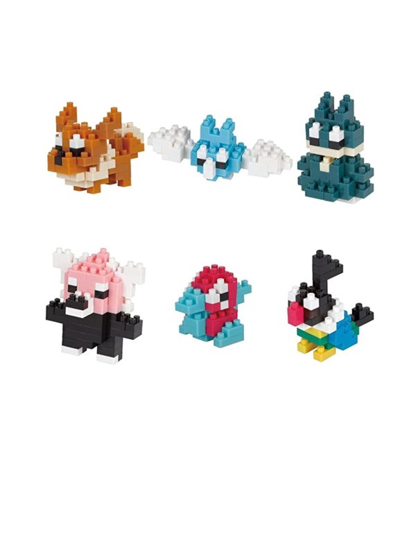 Nanoblock - Pokemon Mini block Type Fire Set 1, (6pgs )Nanoblock mininano Series