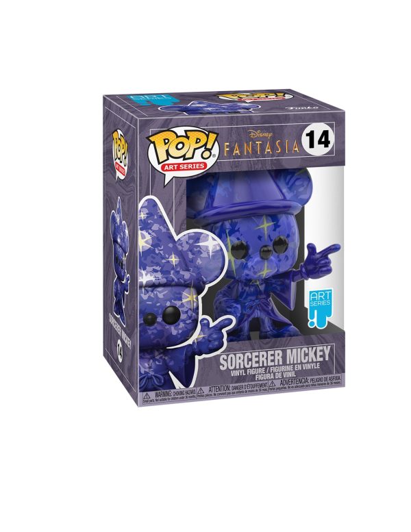 Funko Pop! Disney: Fantasia 80th Anniversary - Artist Series Mickey 1 Vinyl Figure, Blue - Image 4