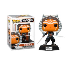Funko Pop! Star Wars: The Mandalorian - Ahsoka with Lightsabers Vinyl Bobblehead
