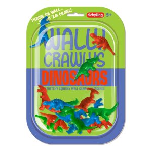 Schylling Wally Crawlys Dinosaur are Stretchy and Squishy Wall Crawling Fun