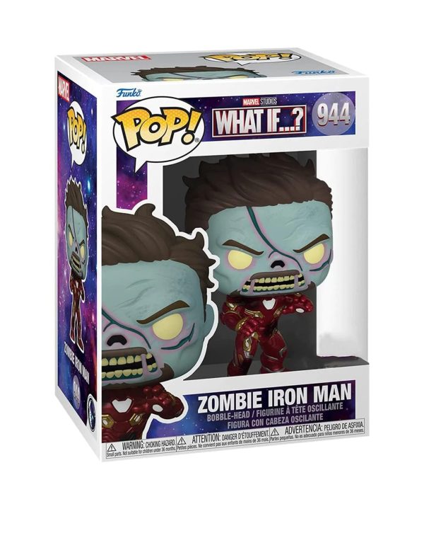 Funko Pop! Marvel: What If? Zombie Iron Man Vinyl Figure - Image 3