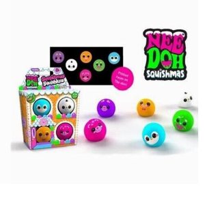 NeeDoh Squishmas Squishkins -Christmas Fidget Toy-4 Mini Groovy Age 3+