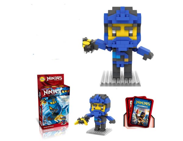 Loz Toys Ninja Mini Blocks Warrior Set"Blue Jay Cole Zane Ages 10 - Image 2