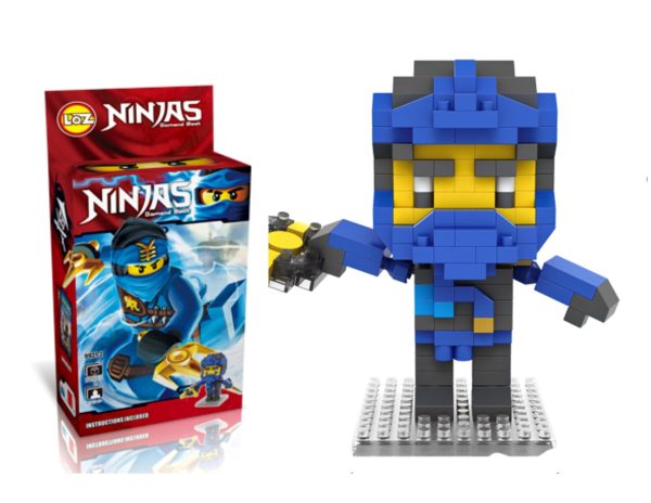 Loz Toys Ninja Mini Blocks Warrior Set"Blue Jay Cole Zane Ages 10 - Image 3