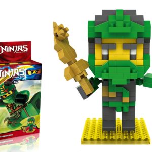 Loz Toys Ninja Mini Blocks Warrior Set"Green Lloyd Ages 10+
