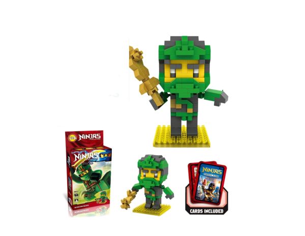 Loz Toys Ninja Mini Blocks Warrior Set"Green Lloyd Ages 10+ - Image 4