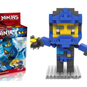 Loz Toys Ninja Mini Blocks Warrior Set"Blue Jay Cole Zane Ages 10