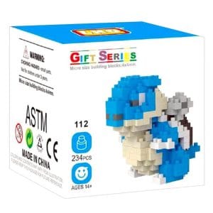 Loz Diamond Blocks Pokemon Nano Block 228 Piece Building Sets -Blastoise