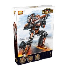 LOZ Mini Blocks Transformation Truck Crane – Build & Transform Robot Toy