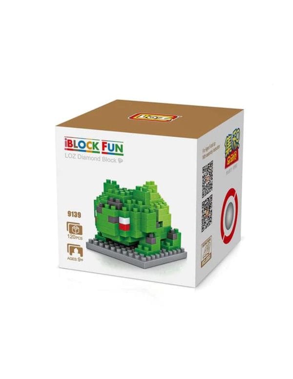Loz Diamond Blocks Pokemon Nano Block 120 Piece Building Sets -Bulbasaur - Image 2