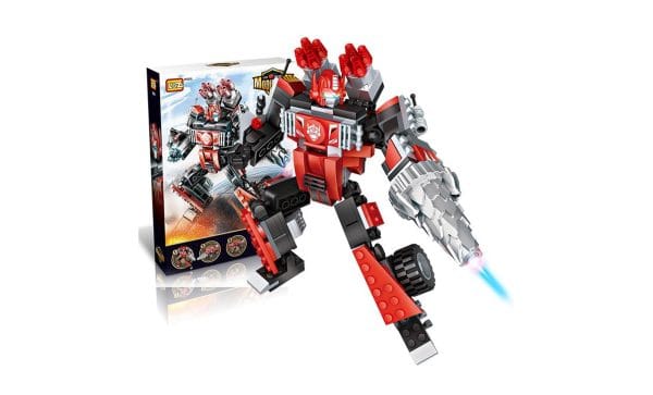 LOZ Mini Blocks Transformation Truck Crane – Build & Transform Robot Toy - Image 2