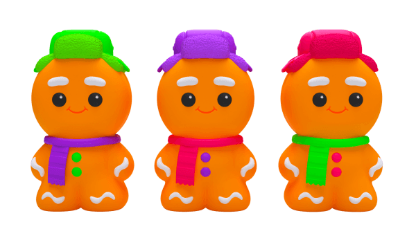 NeeDoh Squishmas Ginger Glowman Squeeze Toy - Image 8