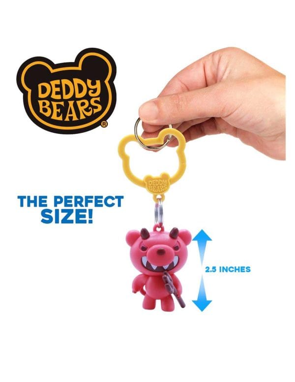 Just Toys Deddy Bears Backpack Hanger Charms (Glow-in-The-Dark Spekter) - Image 7