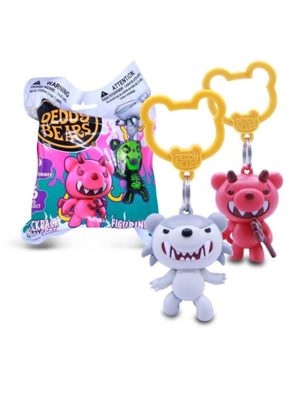 Just Toys Deddy Bears Backpack Hanger Charms (Glow-in-The-Dark Spekter) - Image 6