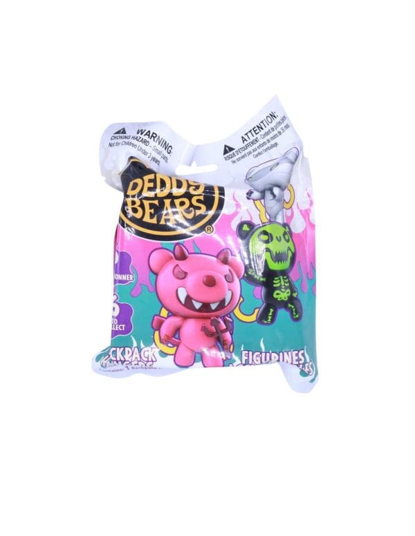 Just Toys Deddy Bears Backpack Hanger Charms (Glow-in-The-Dark Spekter) - Image 2