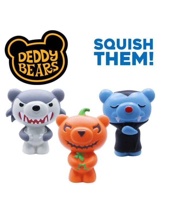Just Toys Deddy Bears SquishMe  6‑Character Scented Strawberry Squishy Collectible, Includes 1 Random Bear (Glow‑in‑The‑Dark Chase!) - Image 6