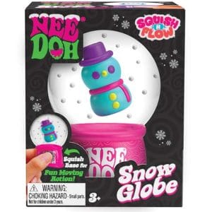 NeeDoh Squish N’ Snow Globe – Squishy Glitter Fidget Ball Sensory One per Orden