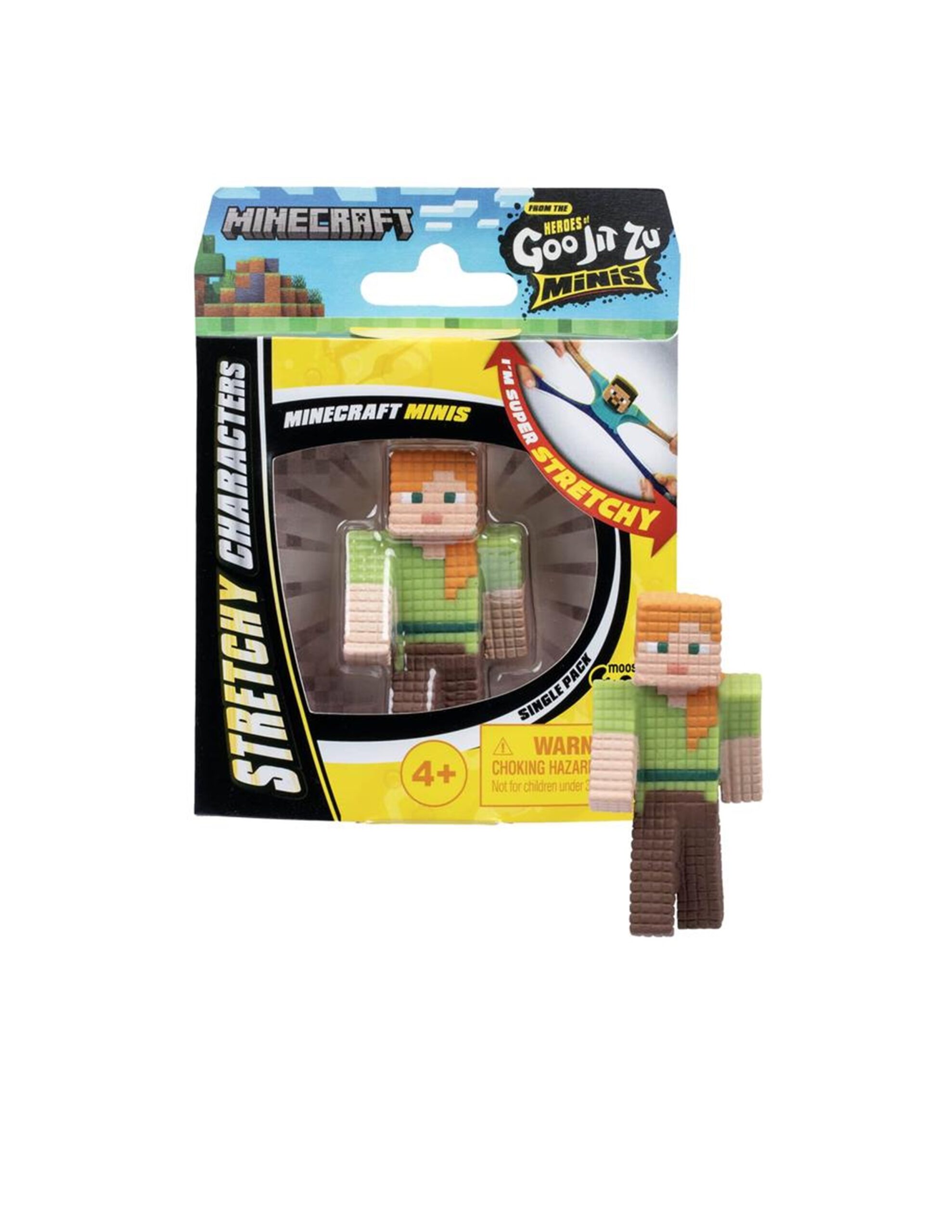 Heroes of Goo Jit Zu™ Minecraft Minis Figures –Squishy, Stretchy Mini Figure Mash-Up! One Per Orden