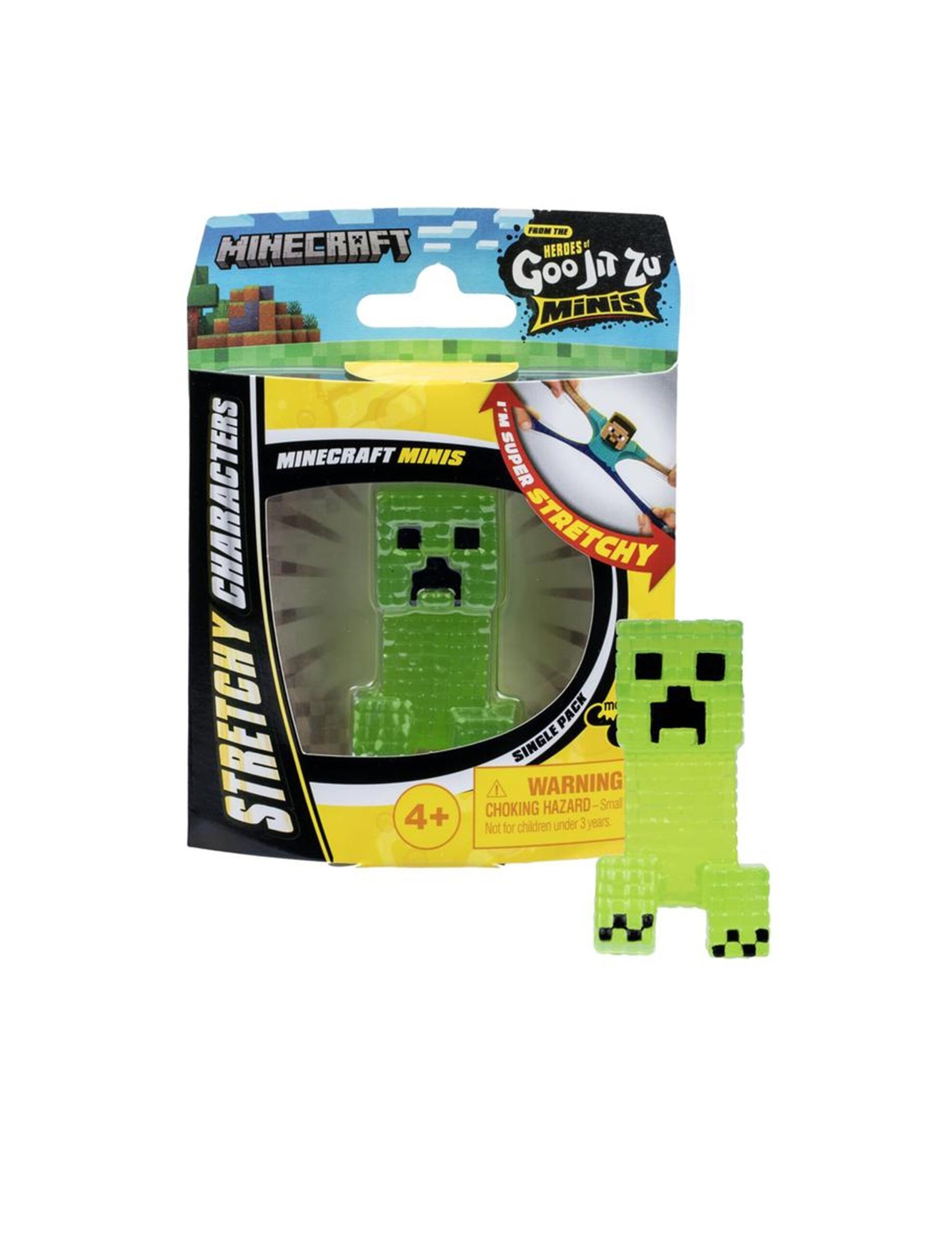 Heroes of Goo Jit Zu™ Minecraft Minis Figures –Squishy, Stretchy Mini Figure Mash-Up! One Per Orden - Image 4