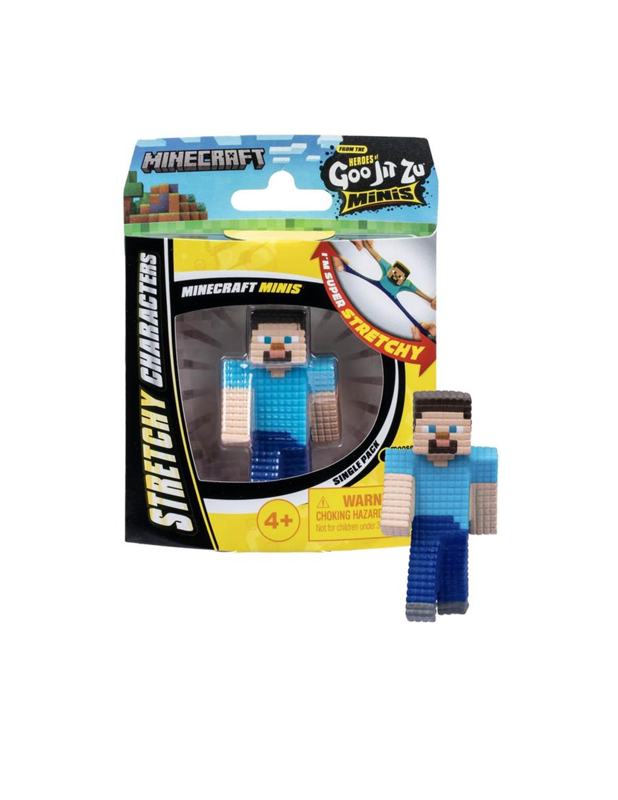 Heroes of Goo Jit Zu™ Minecraft Minis Figures –Squishy, Stretchy Mini Figure Mash-Up! One Per Orden - Image 6
