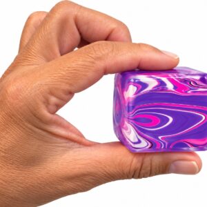 Smartoys Mini Marble Squishy Cubes – 3 Pack Colorful Sensory Fidget Toys, Soft Squeeze Stress Relief Toys for Kids Ages 3+