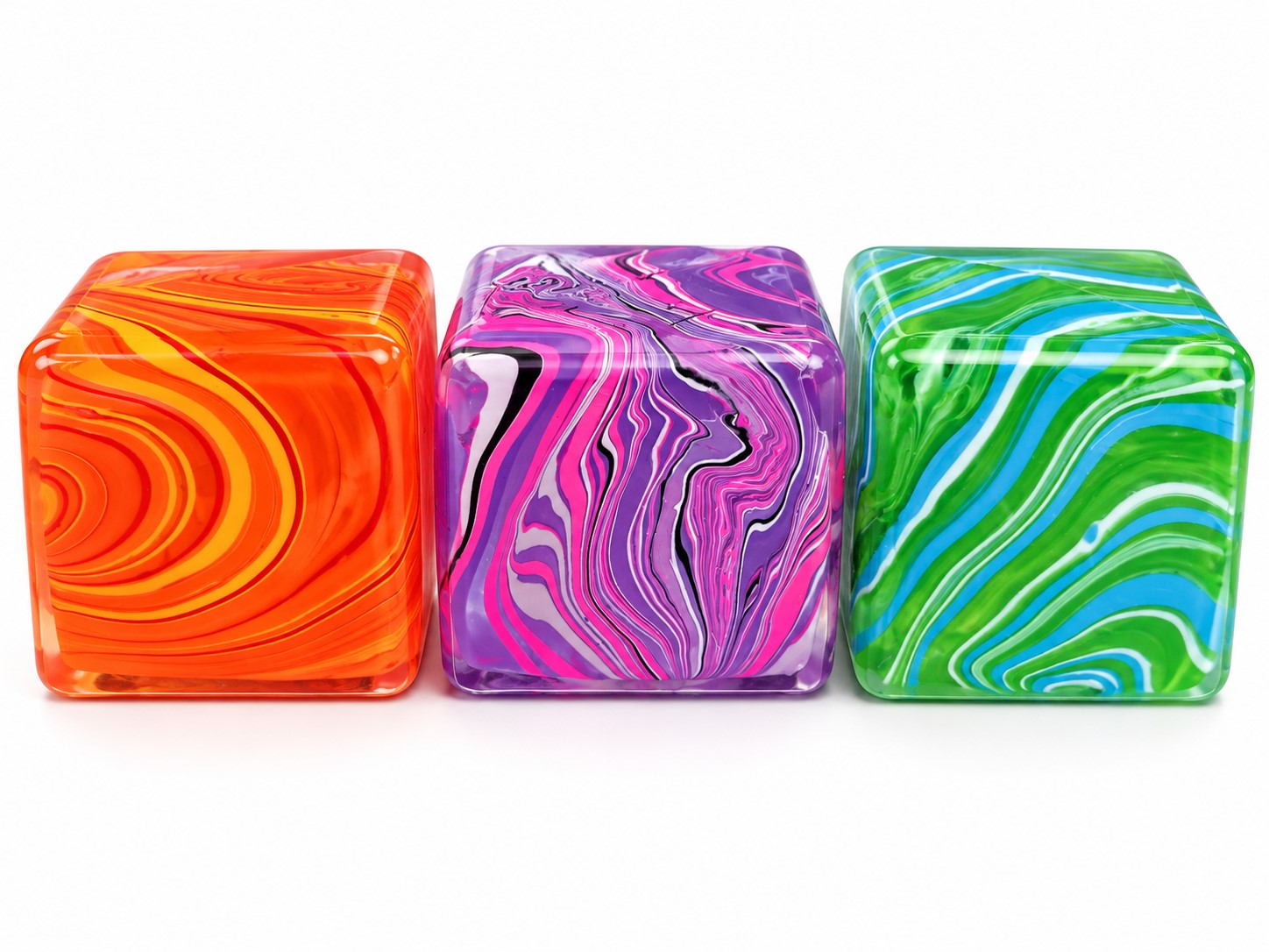 Smartoys Mini Marble Squishy Cubes – 3 Pack Colorful Sensory Fidget Toys, Soft Squeeze Stress Relief Toys for Kids Ages 3+ - Image 6